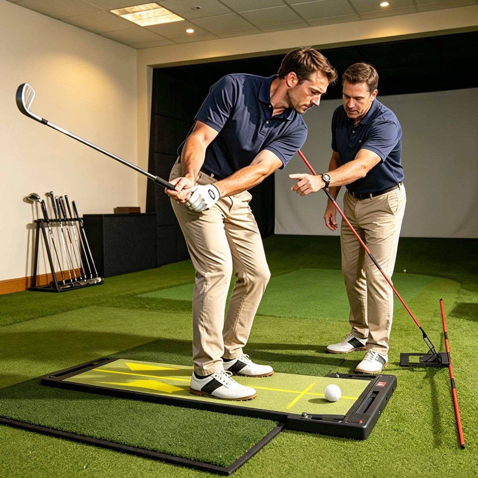 Golf Equipment Beginners - عصا تدريب الجولف قابلة للتعديل لتحسين