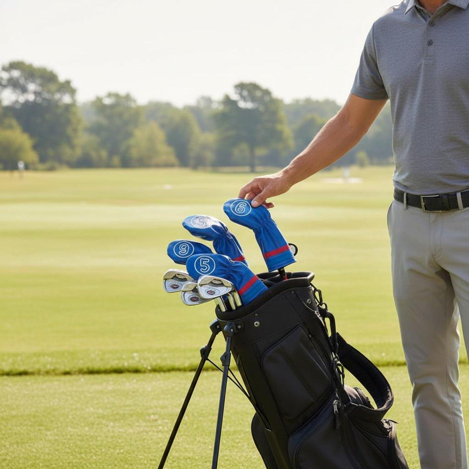 Golf Club Iron Set - أغطية مضارب الجولف الحديدية المصنوعة من